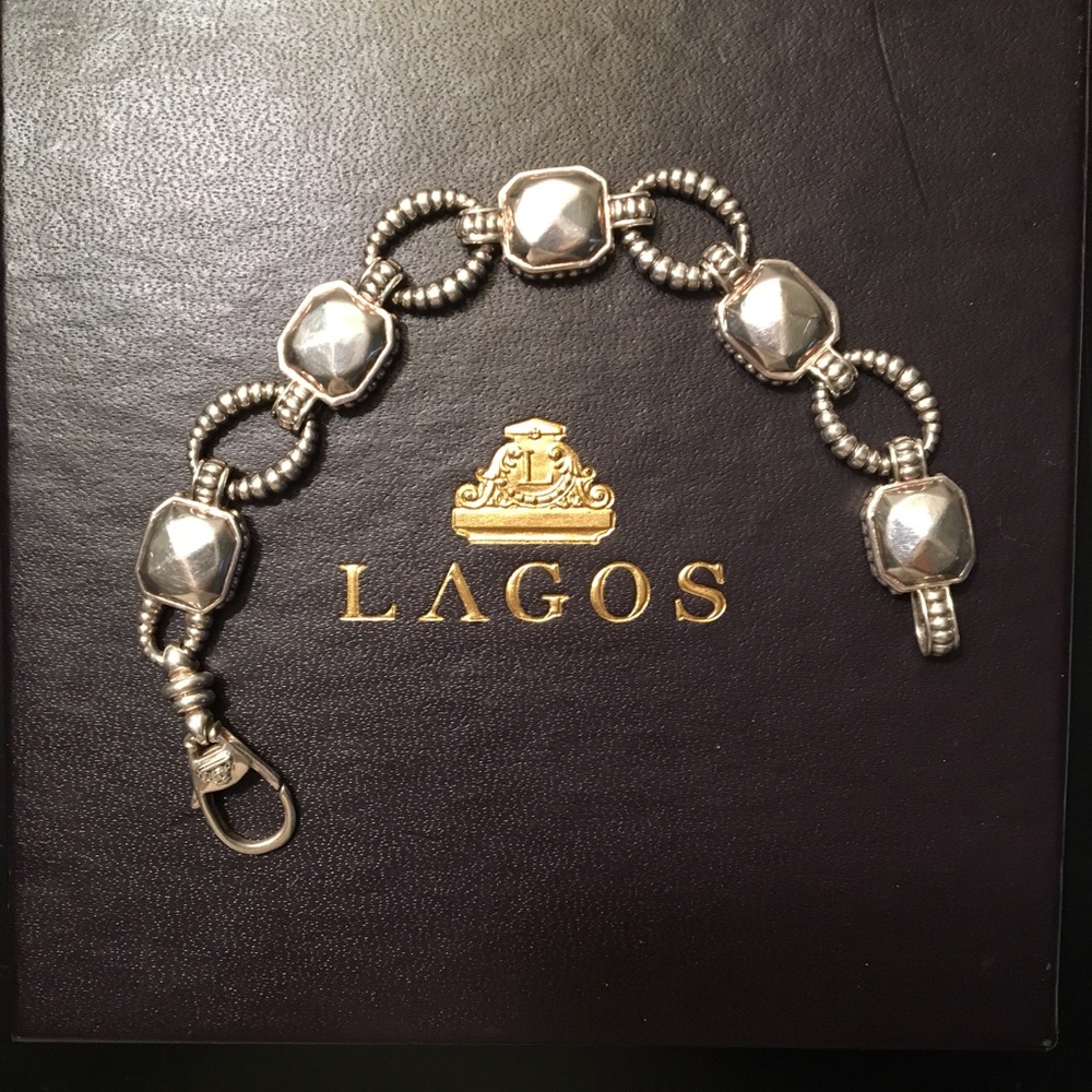 Lagos Rock Circle Link Bracelet